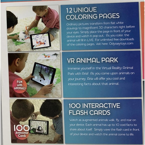 NEW Odyssey ARIA's Adventures Educational Game Augmented Virtual Reality Headset - Picture 11 of 12